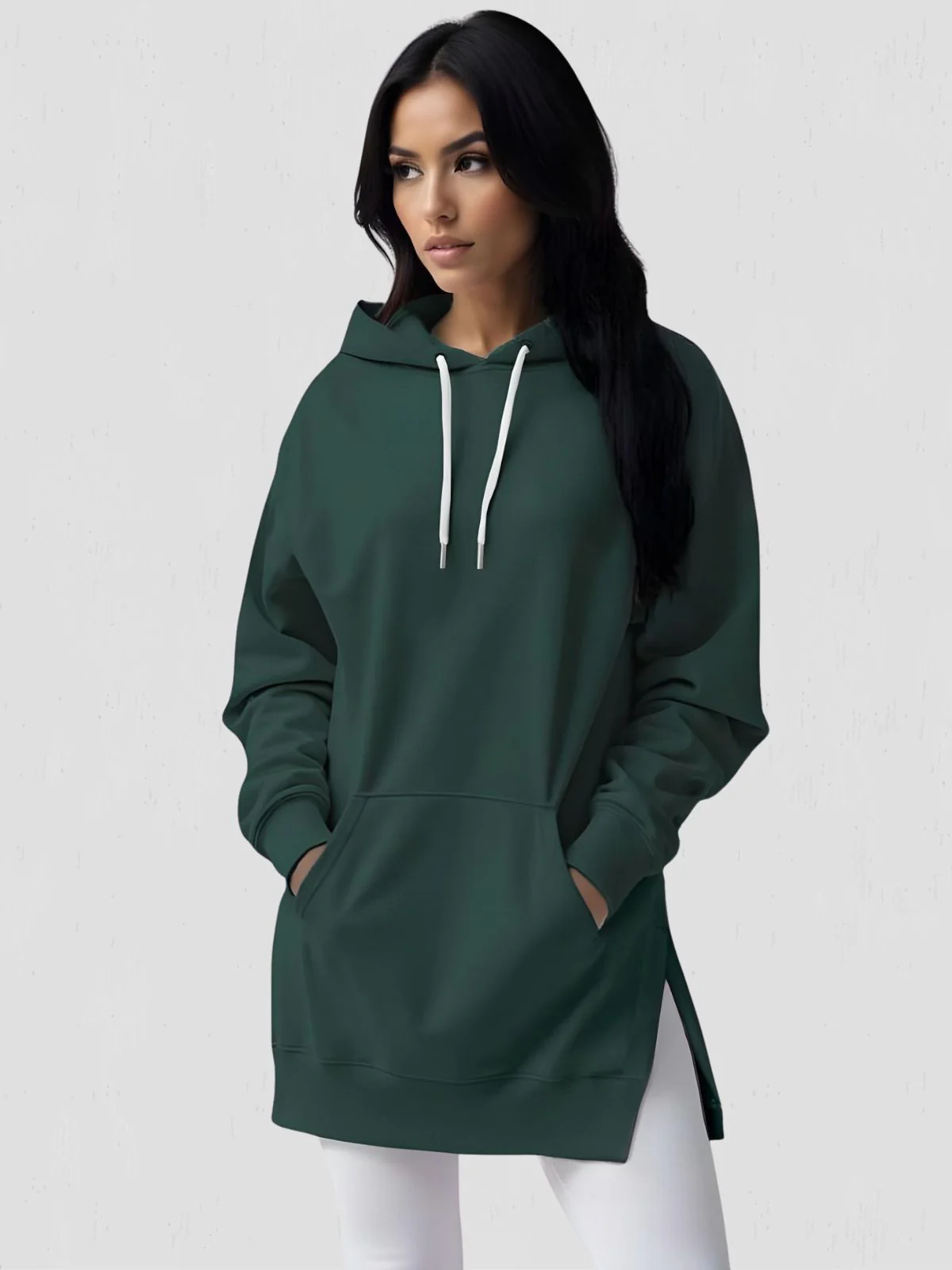 Oversized Hoodie Dress - Image 10